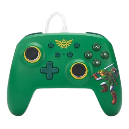PowerA NSGP0199-01 spēļu kontrolierīce Zaļš, Balts, Dzeltens USB Spēļu paliktnis Nintendo Switch