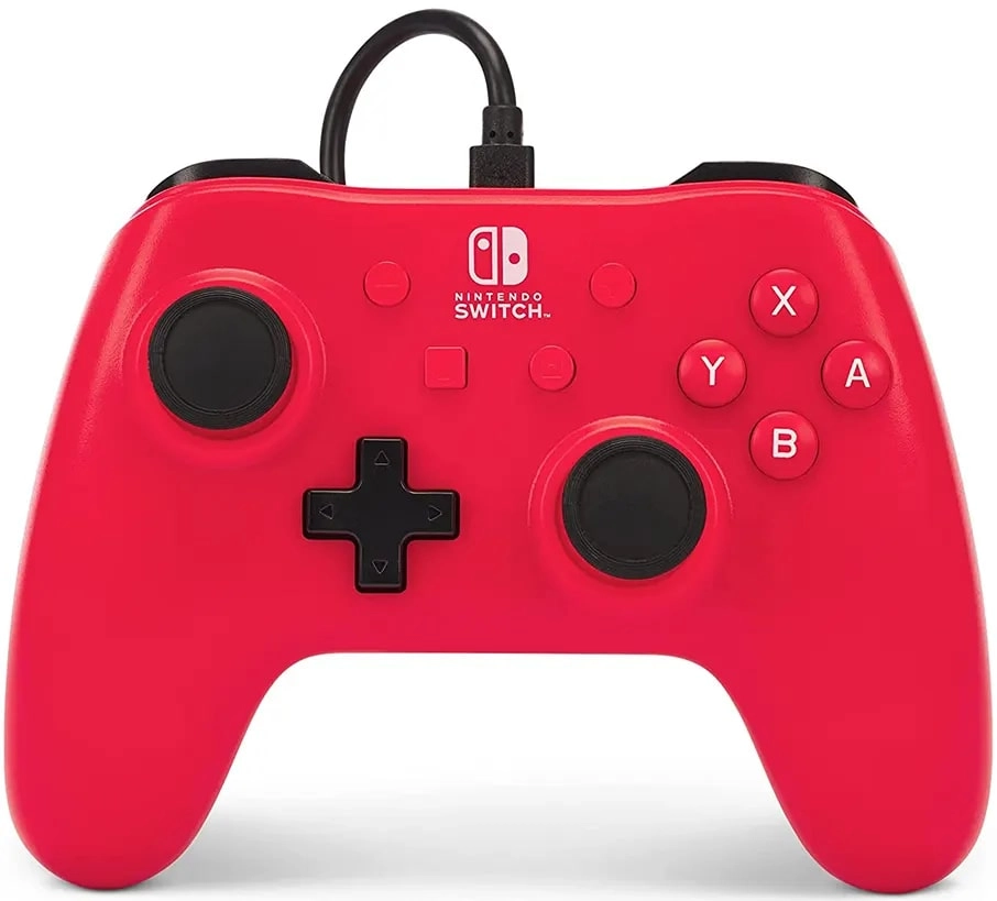 Powera Wired Controller Raspberry Red NSGP0142-01