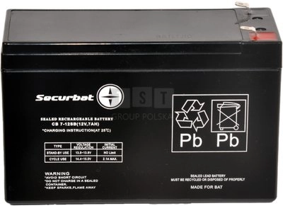Akumulator AGM SECURBAT 12V 7Ah 5907707584855