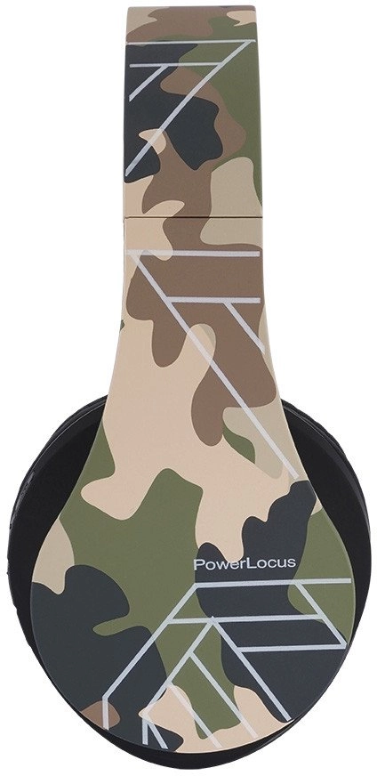 PowerLocus Bluetooth Headphones P2 Kids Camouflage
