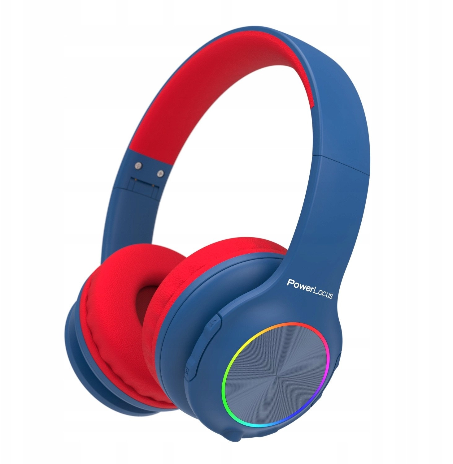 PowerLocus Bluetooth austiņas PLED bērniem zilā/sarkanā krāsā