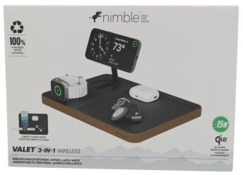Nimble Valet 3-in-1 Wireless Charger NB-WP-3N1VLT-12749A