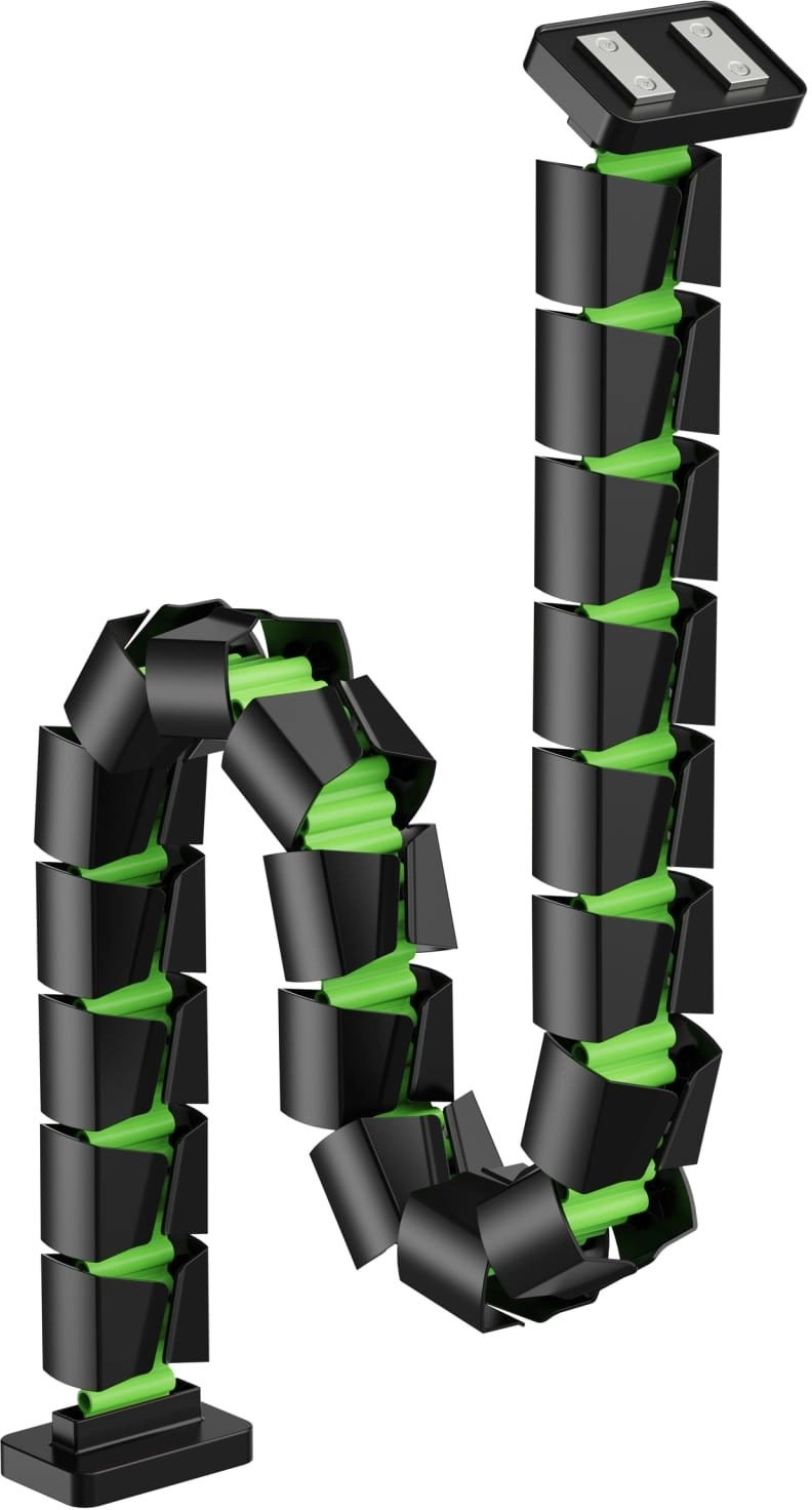 Cable organizer Gooseneck with magnetic attachment