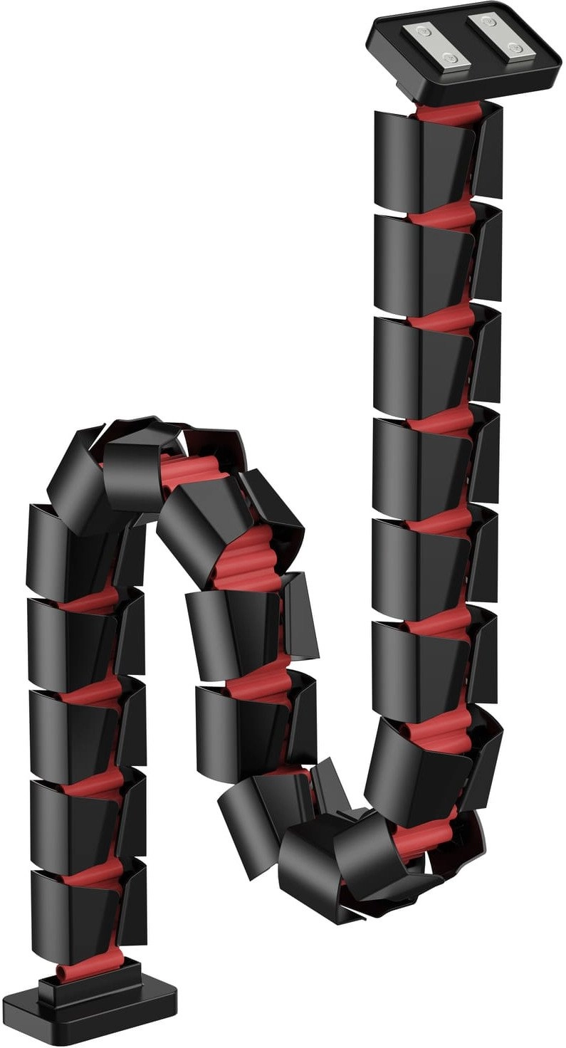 Cable organizer Gooseneck with magnetic attachment