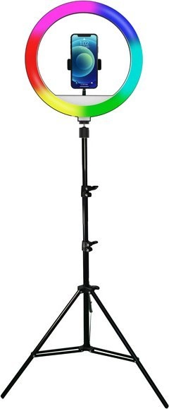 Lampa pierścieniowa Powerton WPRL2RGB 13"  RGB