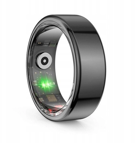 Smart Ring Powerton black  measure stress