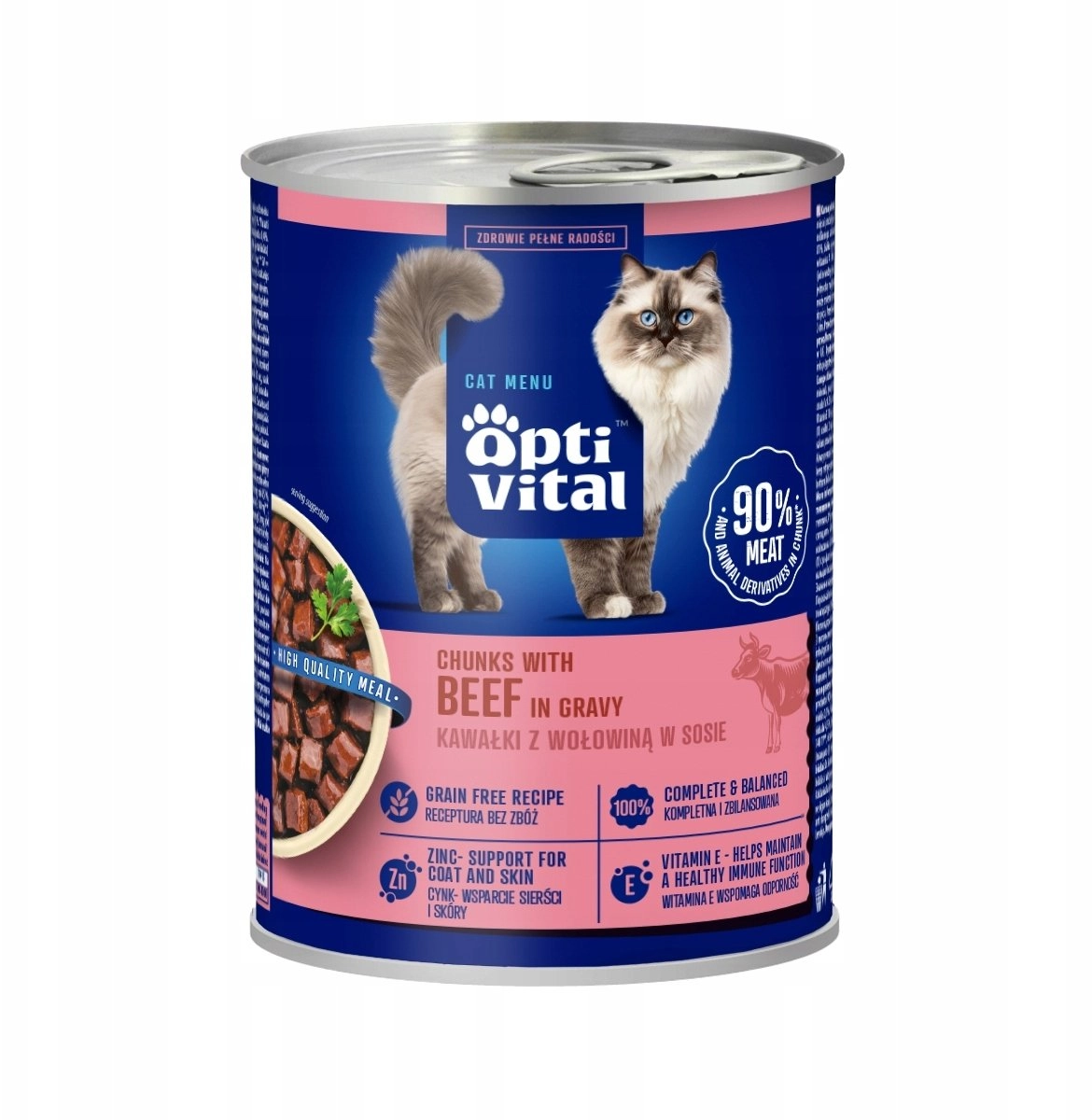 OPTIVITAL Beef in gravy - wet