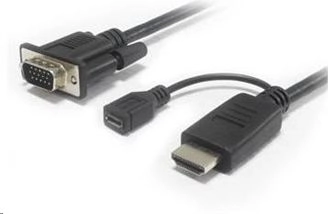 Kabel PremiumCord HDMI - D-Sub (VGA)