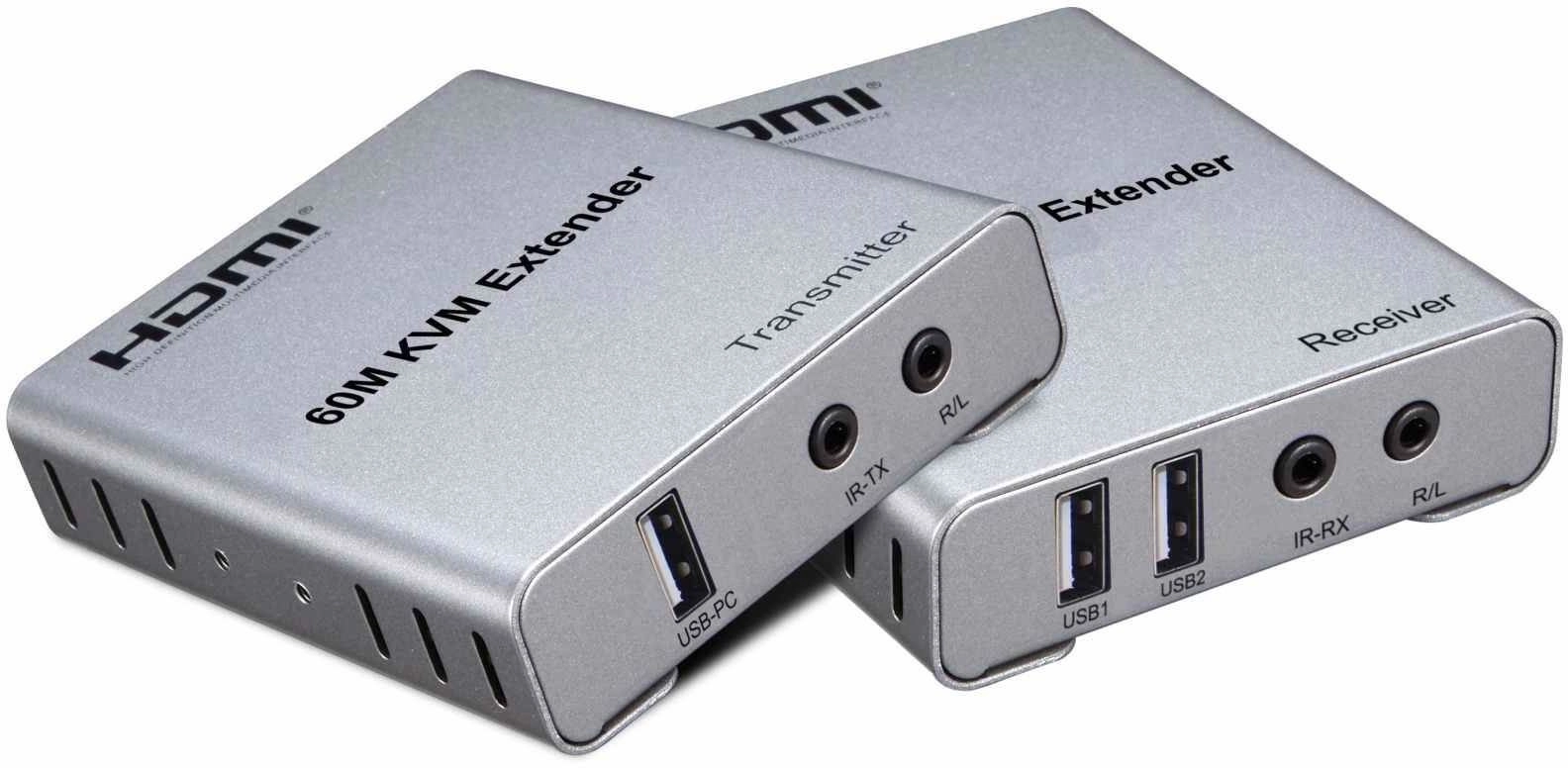 PremiumCord HDMI KVM extender with 2xUSB