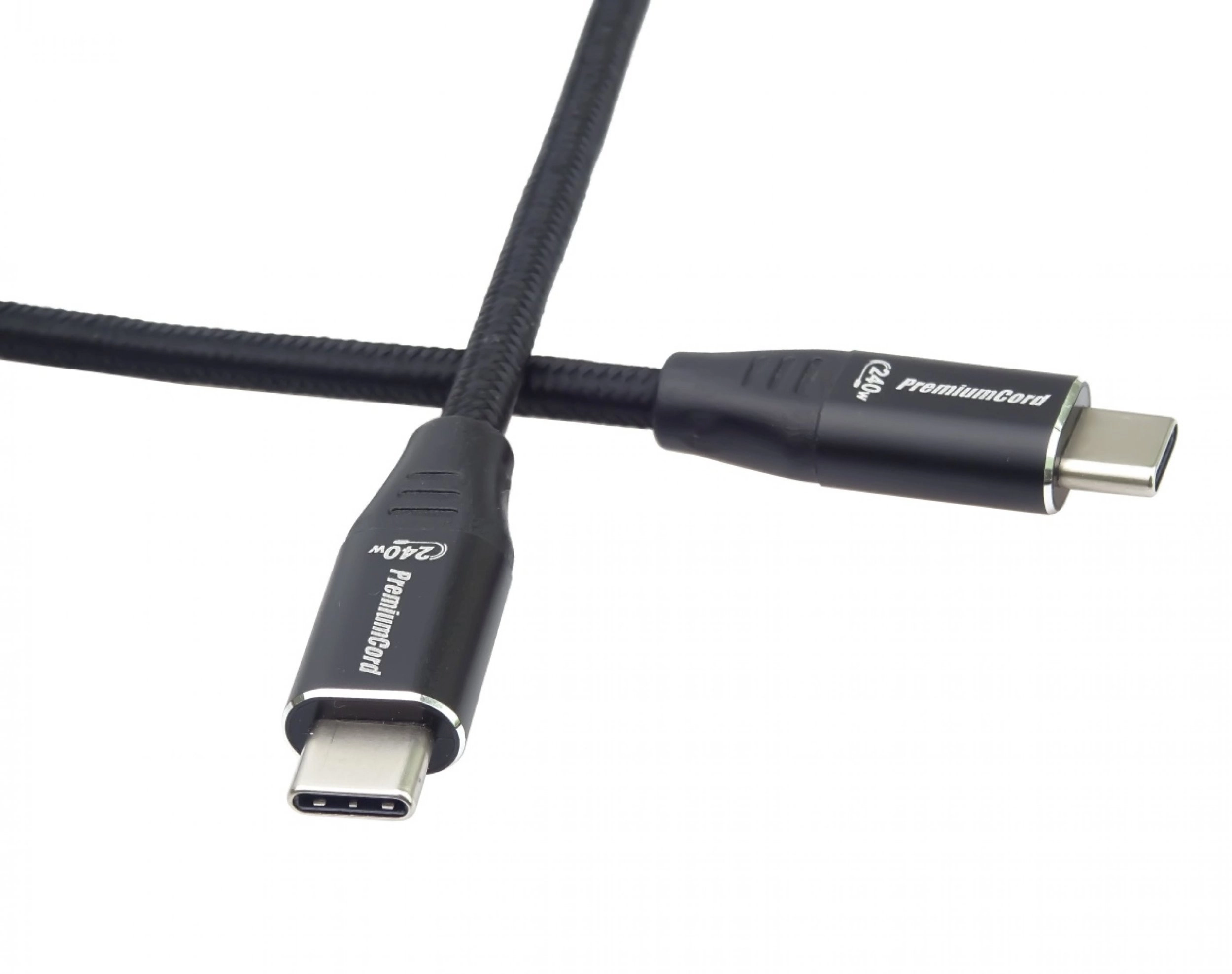 PREMIUMCORD Kabel USB-C M/M  240W 480Mbps
