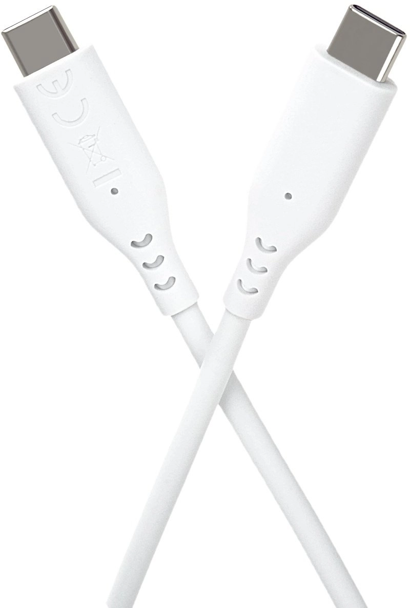PremiumCord silicone USB-C 60W white 1