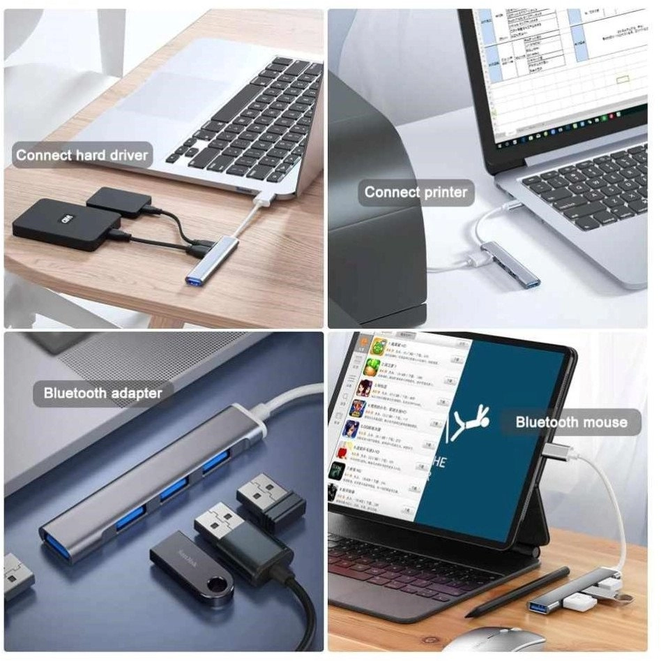 PremiumCord Hub USB3.2A to USB3
