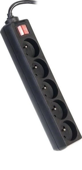 PremiumCord power strip 5 sockets 3