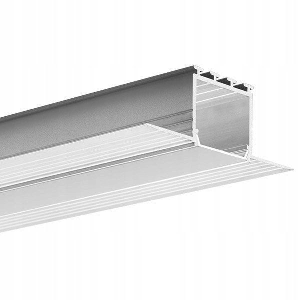 Prescot KOZEL-ALU-2M gray LED profile KOZEL-ALU-2M