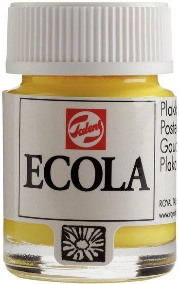 Ecola Poster Colour Bottle Lemon Yellow