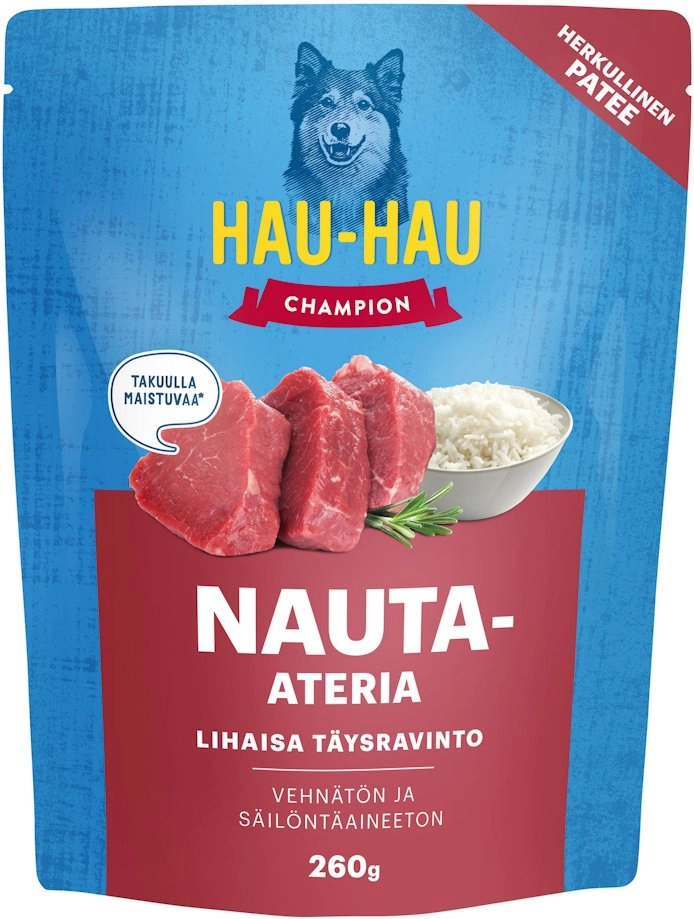 HAU-HAU BEEF MEAL FOR DOGS 260G