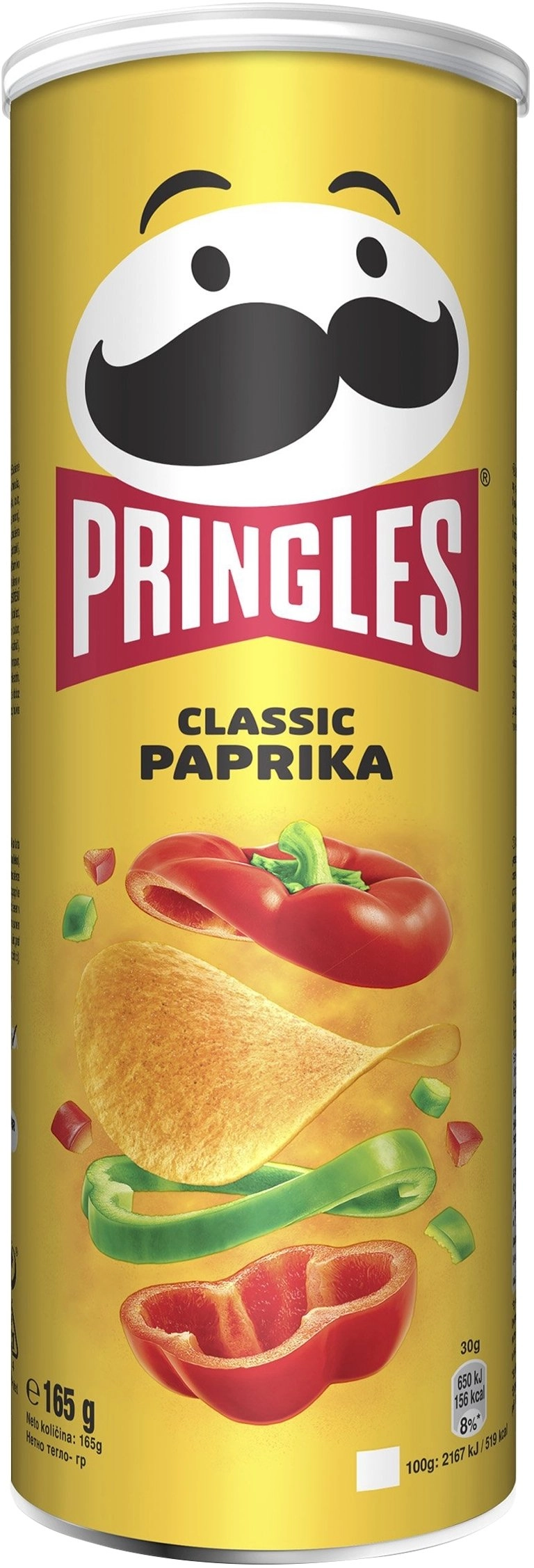 Pringles Chipsy Classic Paprika 165g 5053990162413