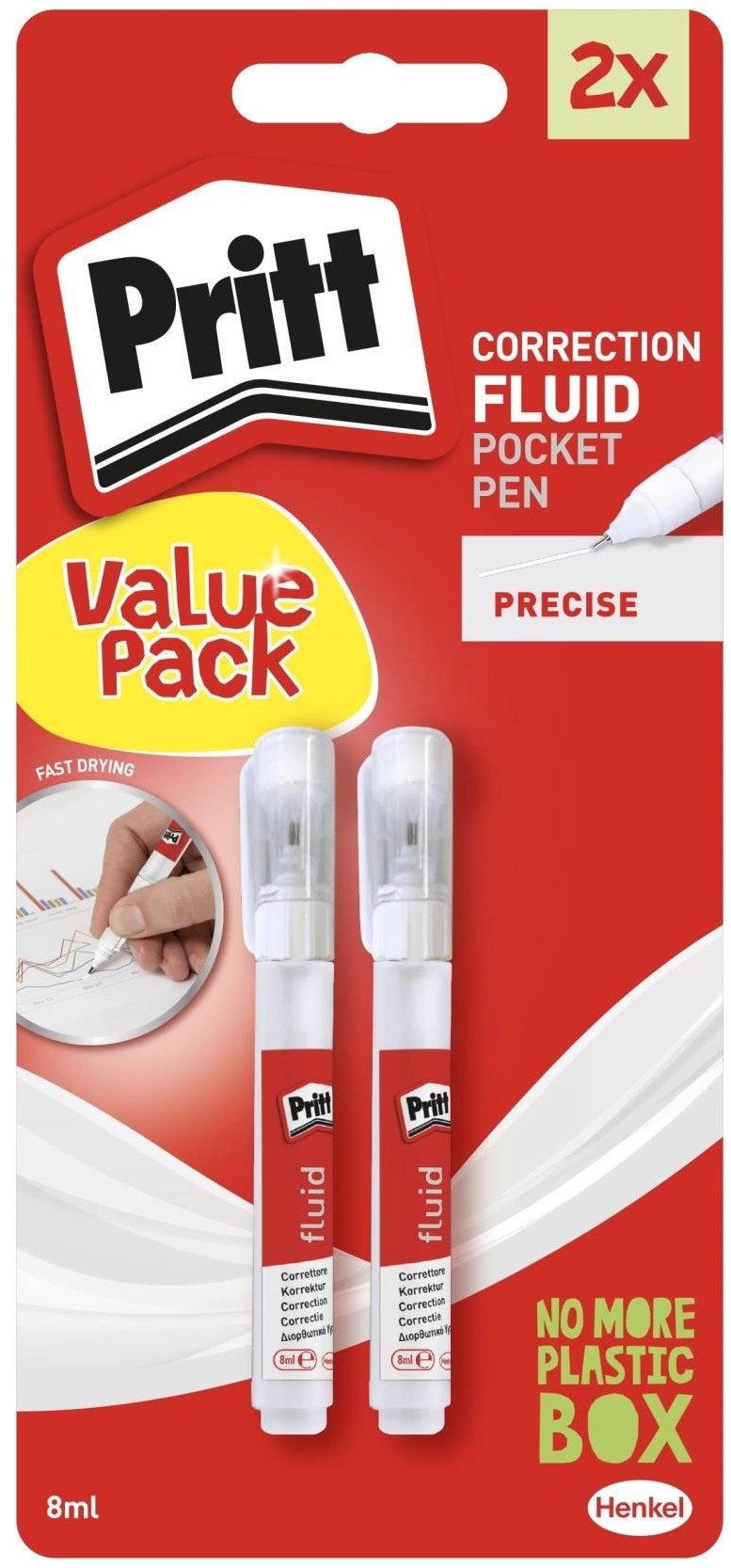 Concealer with flowing PRITT with bonds