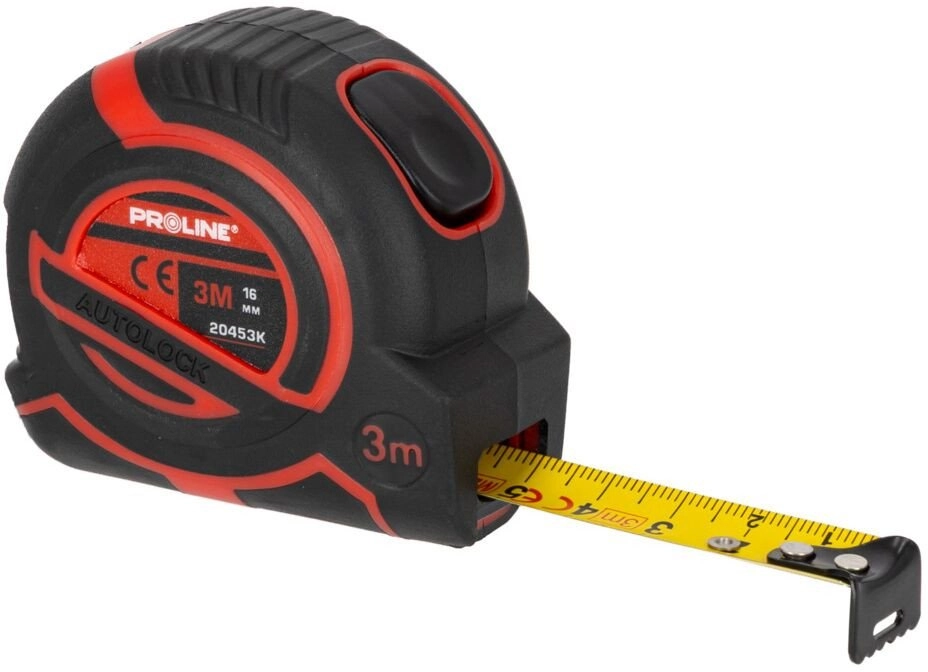 Rolled tape measure 3m/16mm mat.incl