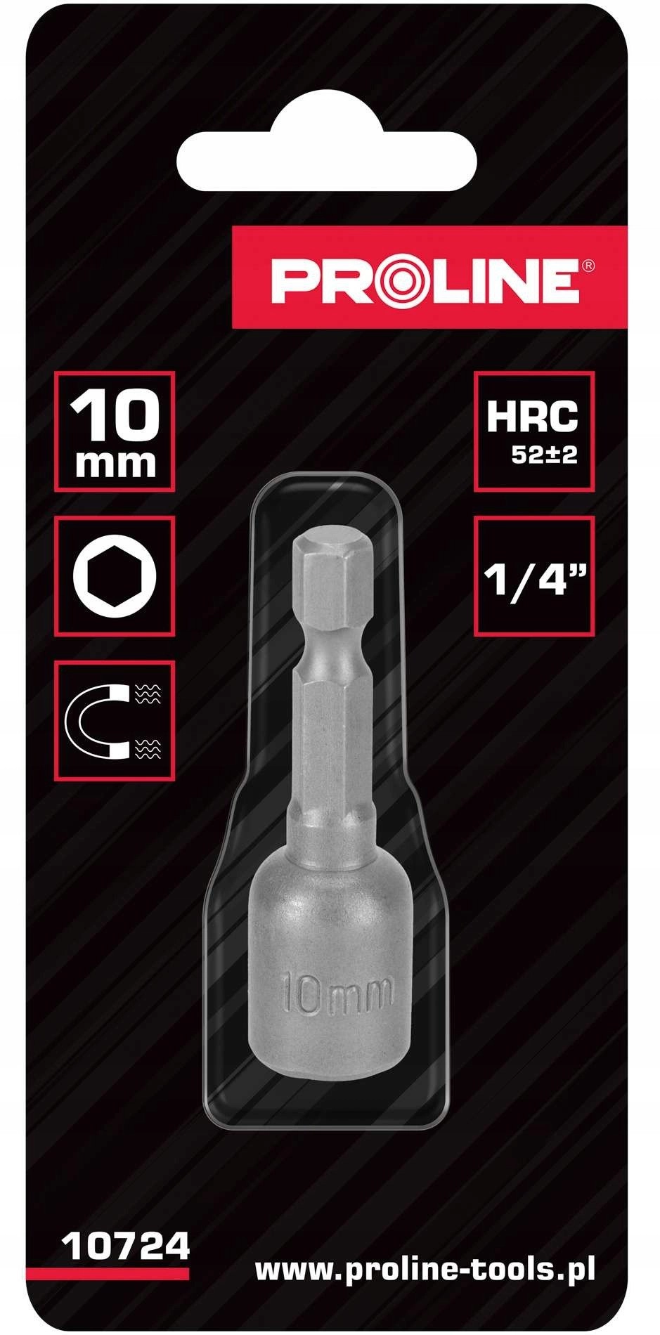 END WITH MAGNET SOCKET 1/4" 6-ANGLE