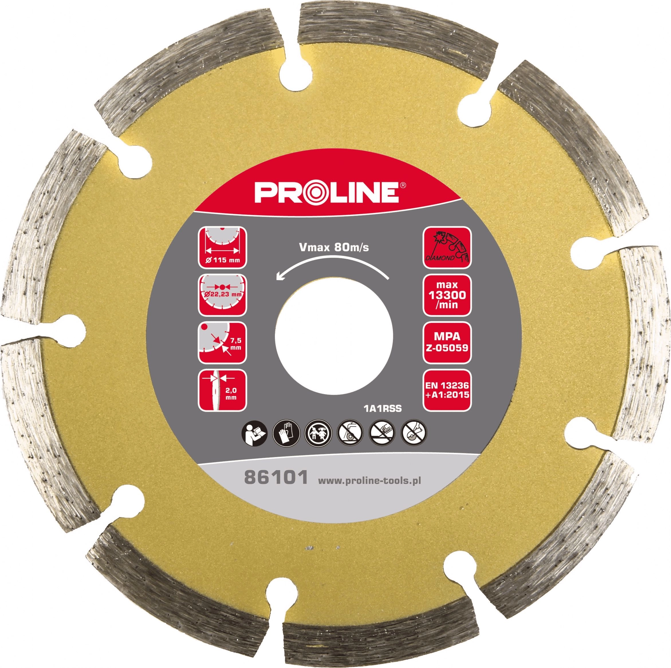 Dimanta disks PSG 180x22mm betonam Proline
