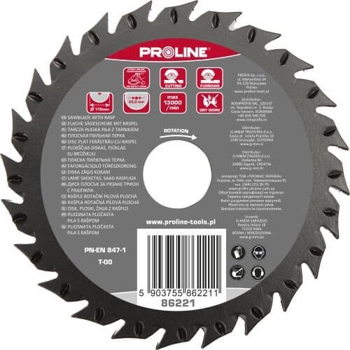 Pro-Line TARCZA PŁASKA PIŁA Z TARNIKIEM