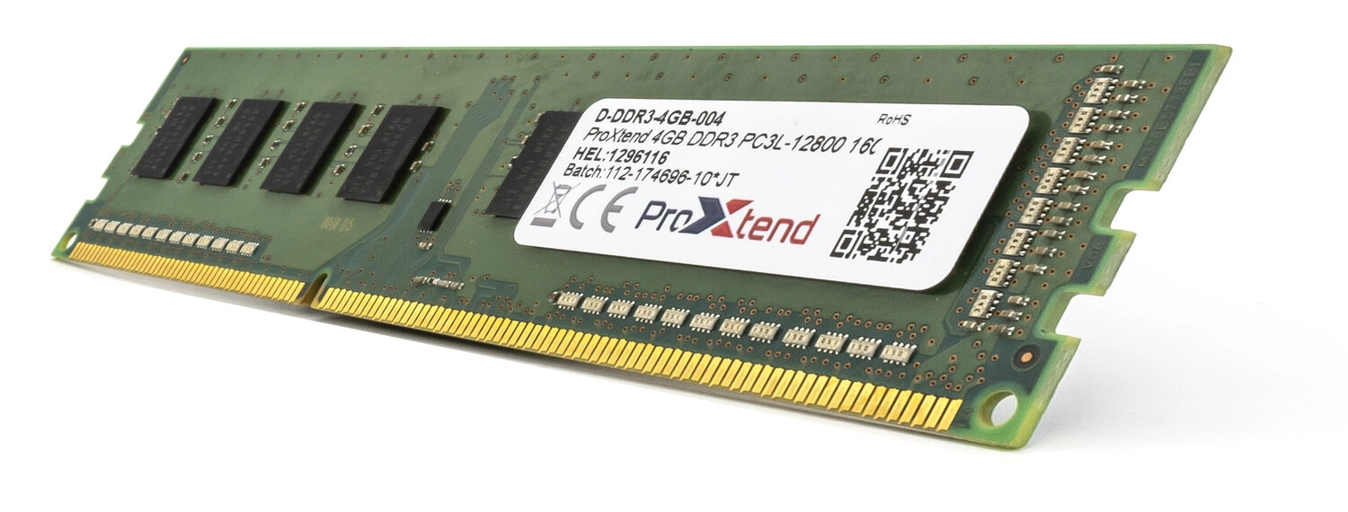 ProXtend D-DDR3-4GB-004 atmiņas modulis 1 x 4 GB 1600 MHz