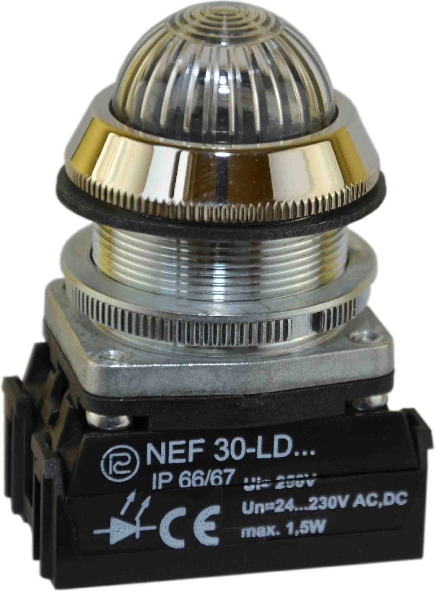 Promet Signal lamp 30mm white 24