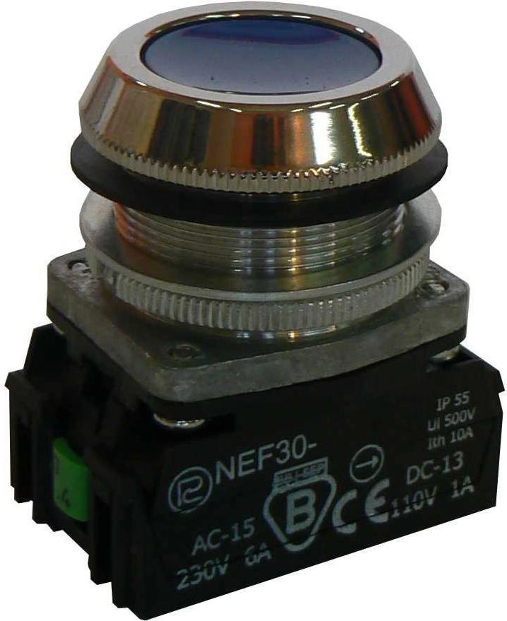 Promet Control button 30mm blue 2Z