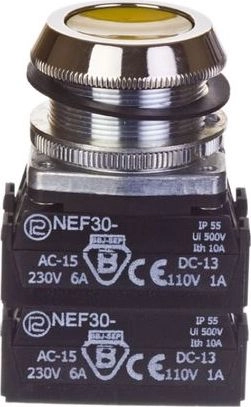 Promet Control button 30mm yellow 4Z