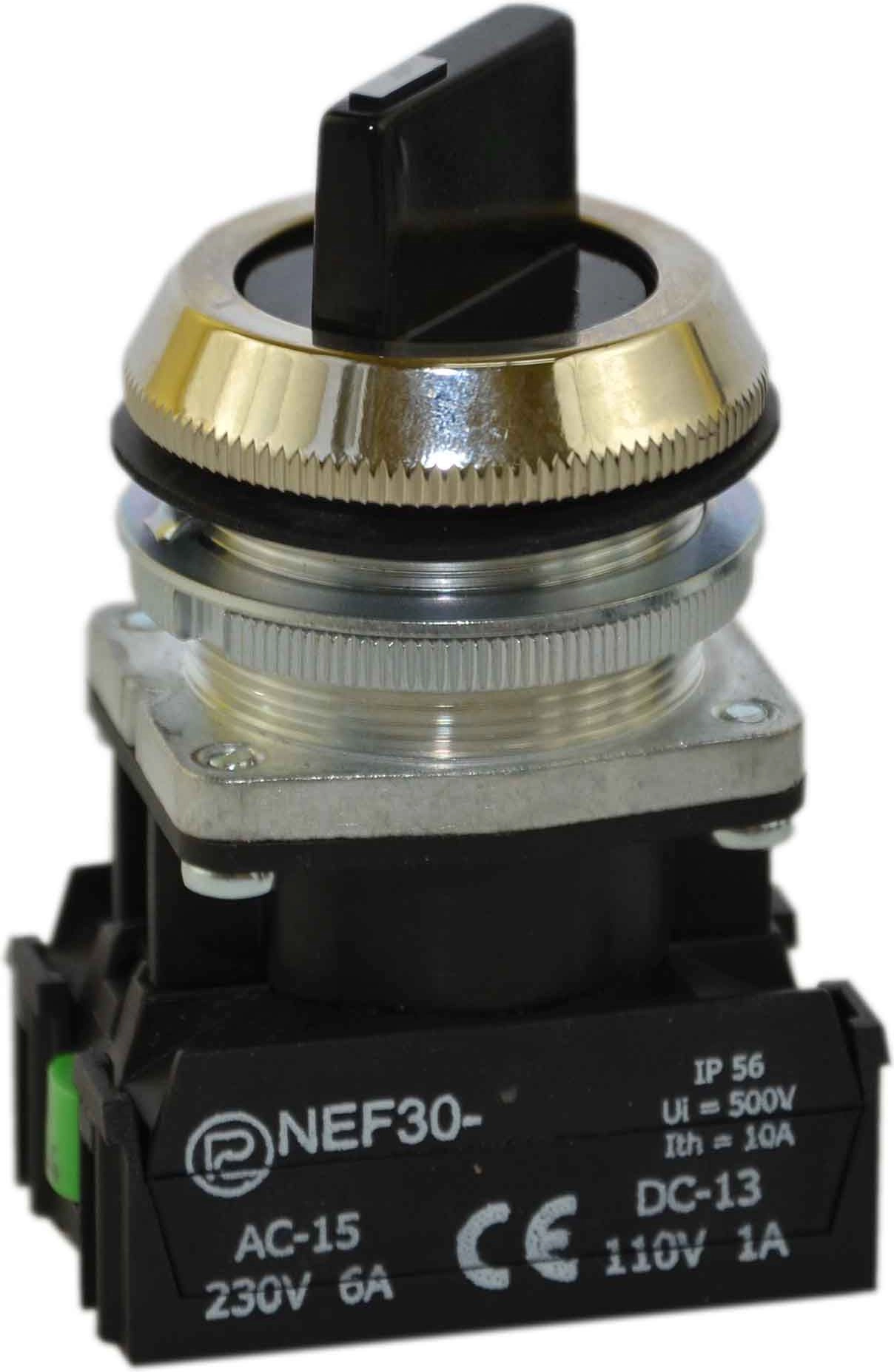 Promet 2-position switch knob 30mm black