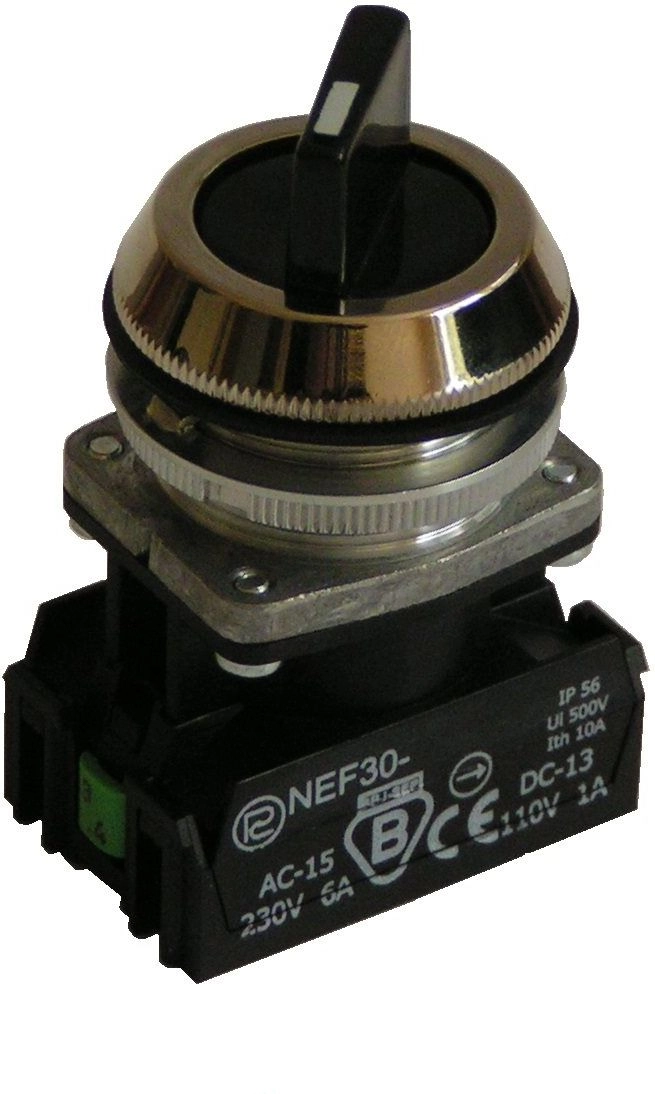 Promet 3-position switch knob 30mm black