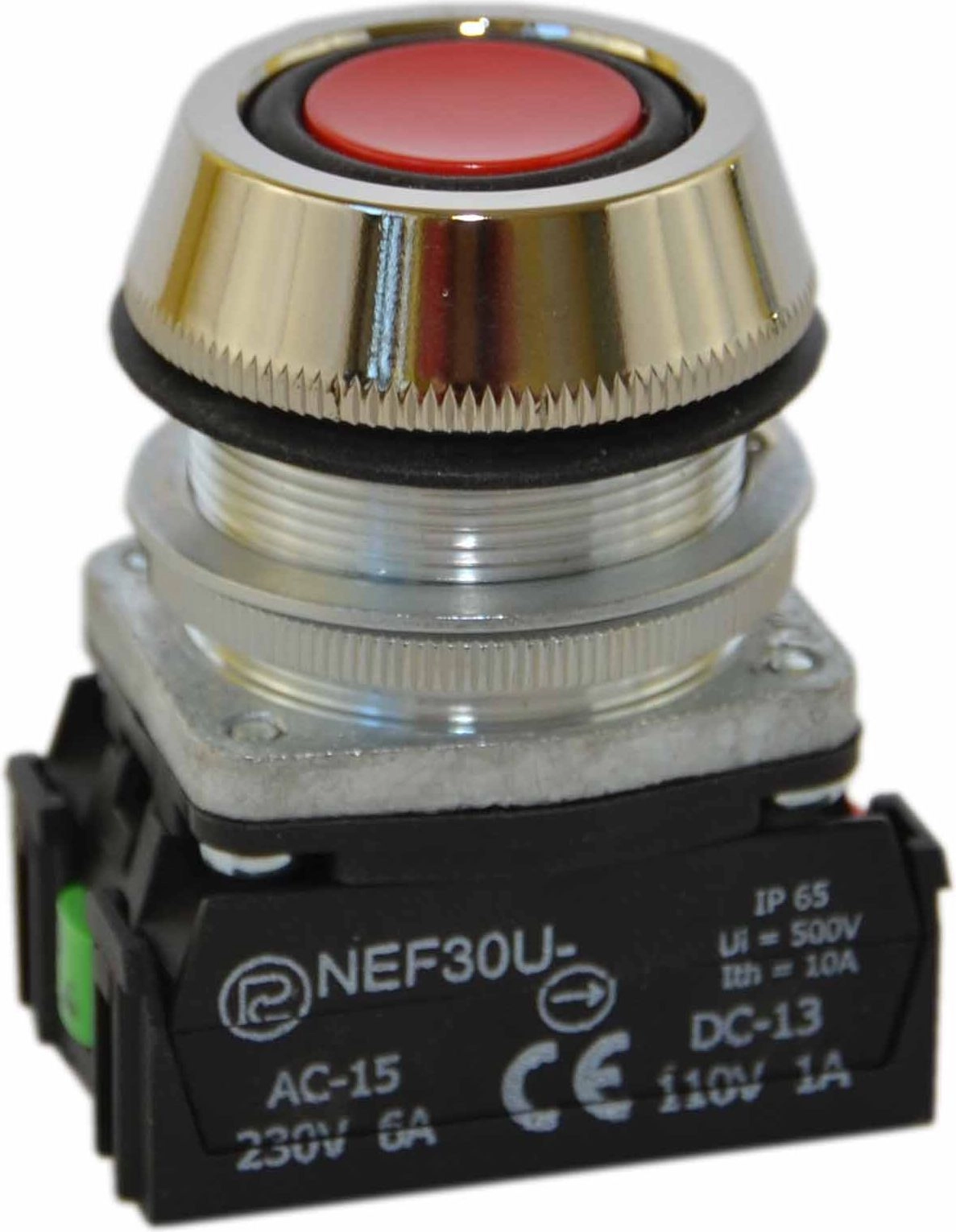 Promet Control button 30mm red with
