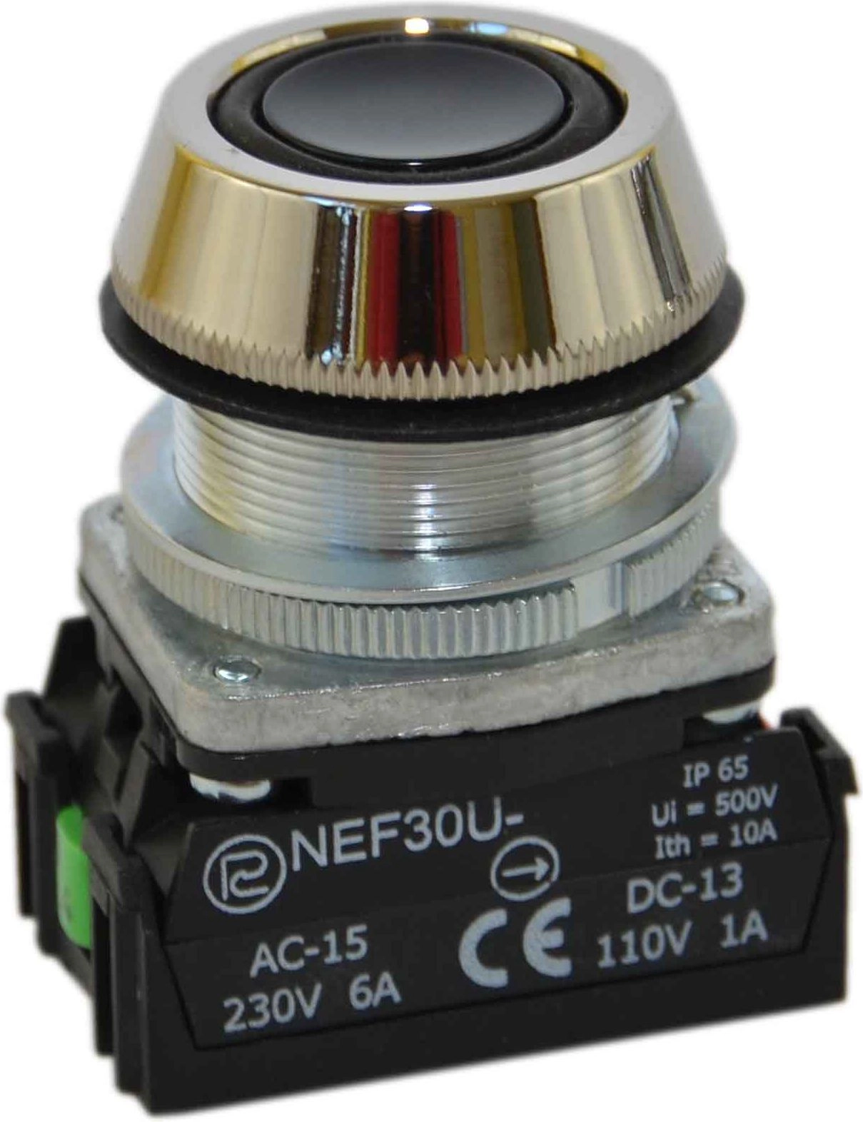 Promet Control button 30mm black with