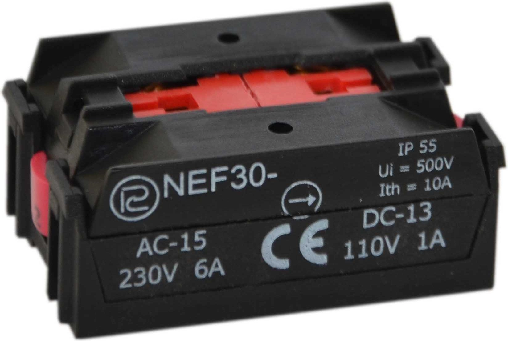 Promet Auxiliary contact 2R EF30-2Y (W0-ŁEF-2Y+WKRĘTY)