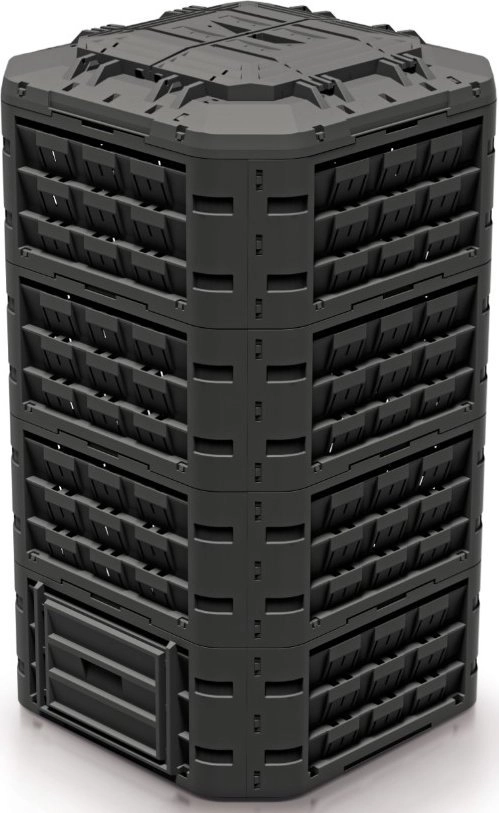 Black Compogreen Vario Ikst1250C-S411 Prosperplast composter