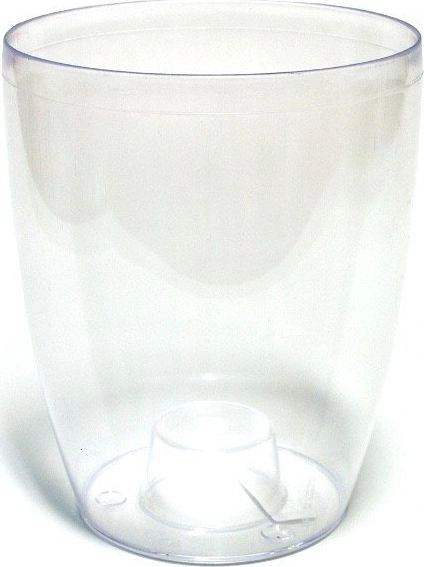 POT COUBI TRANSPARENT 13CM WHITE 5882439