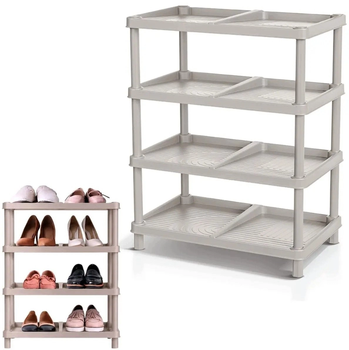 Prosperplast SHELVES SHOE RACK 4 LEVELS
