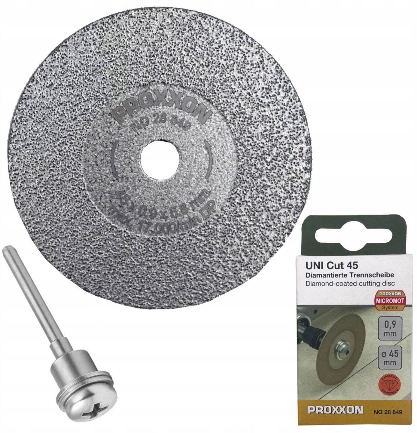 Proxxon Diamond-coated cutting disc with UNI