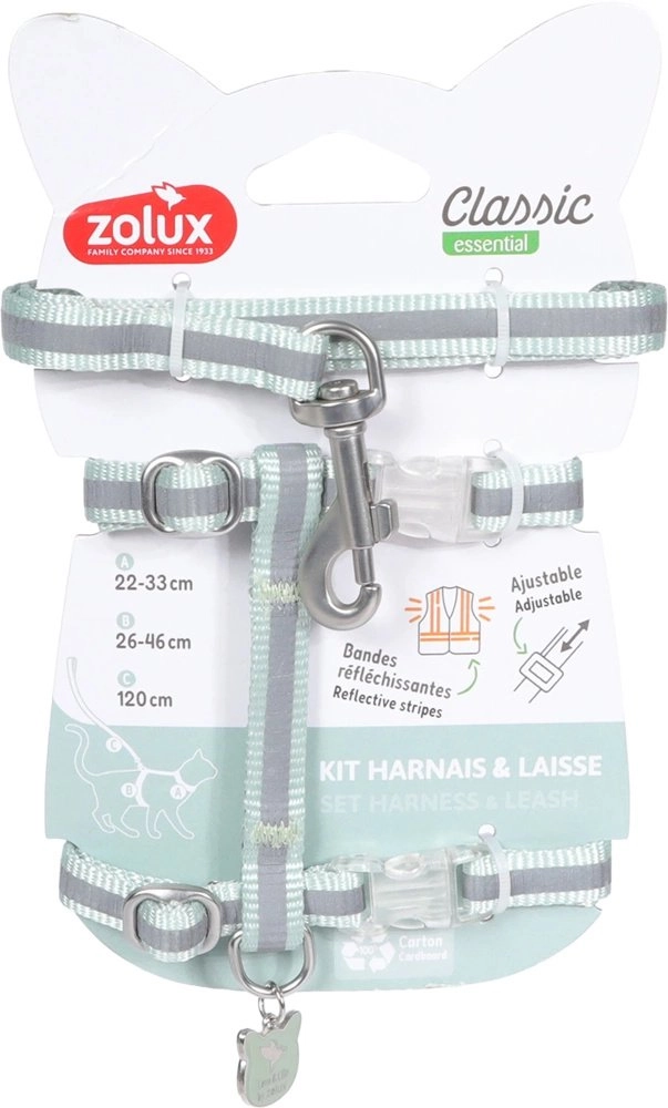 Przyjaciele ZOLUX Zestaw szelki + smycz