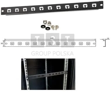 RAOK-1T Cable organizer for RACK cabinets