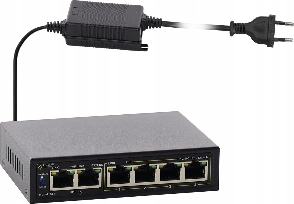 S64-40W PULSAR Switch 6-port Fast Ethernet