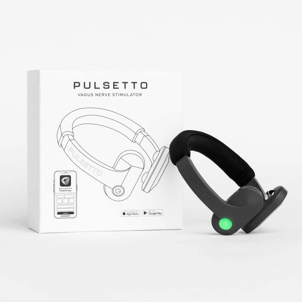 Pulsetto vagus nerve stimulator on the