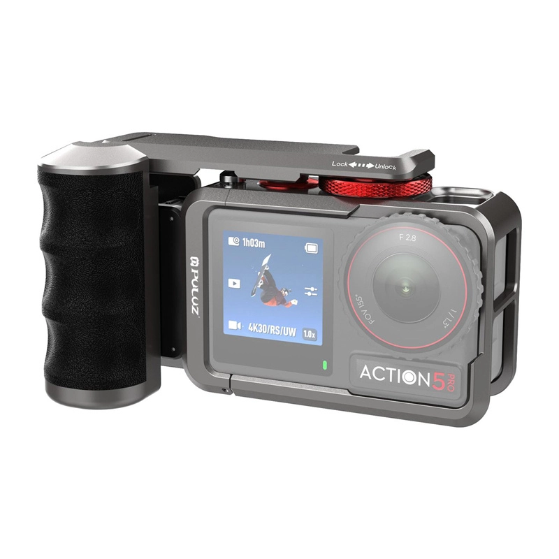 Metal protective case with Puluz handle