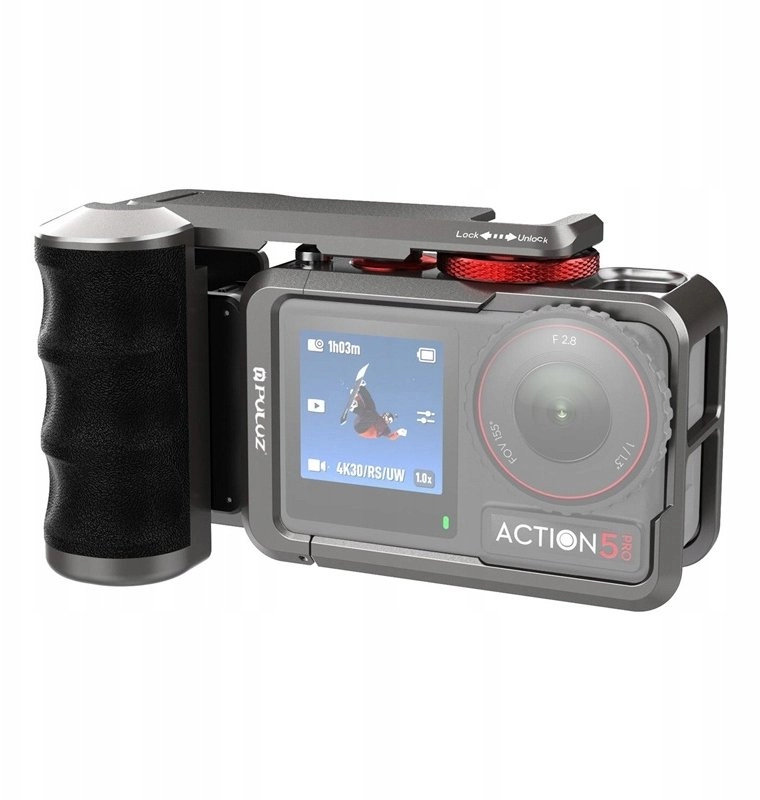 Metal protective case with Puluz handle