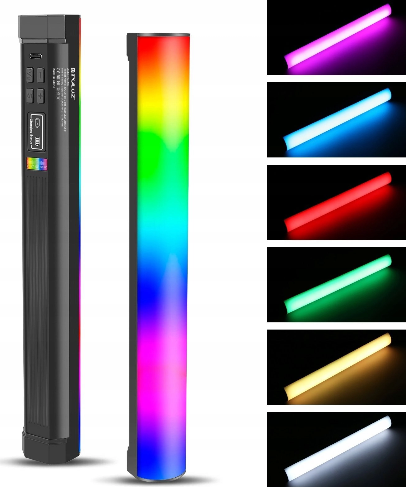 Kolorowa lampa fotograficzna PULUZ 30cm 066404