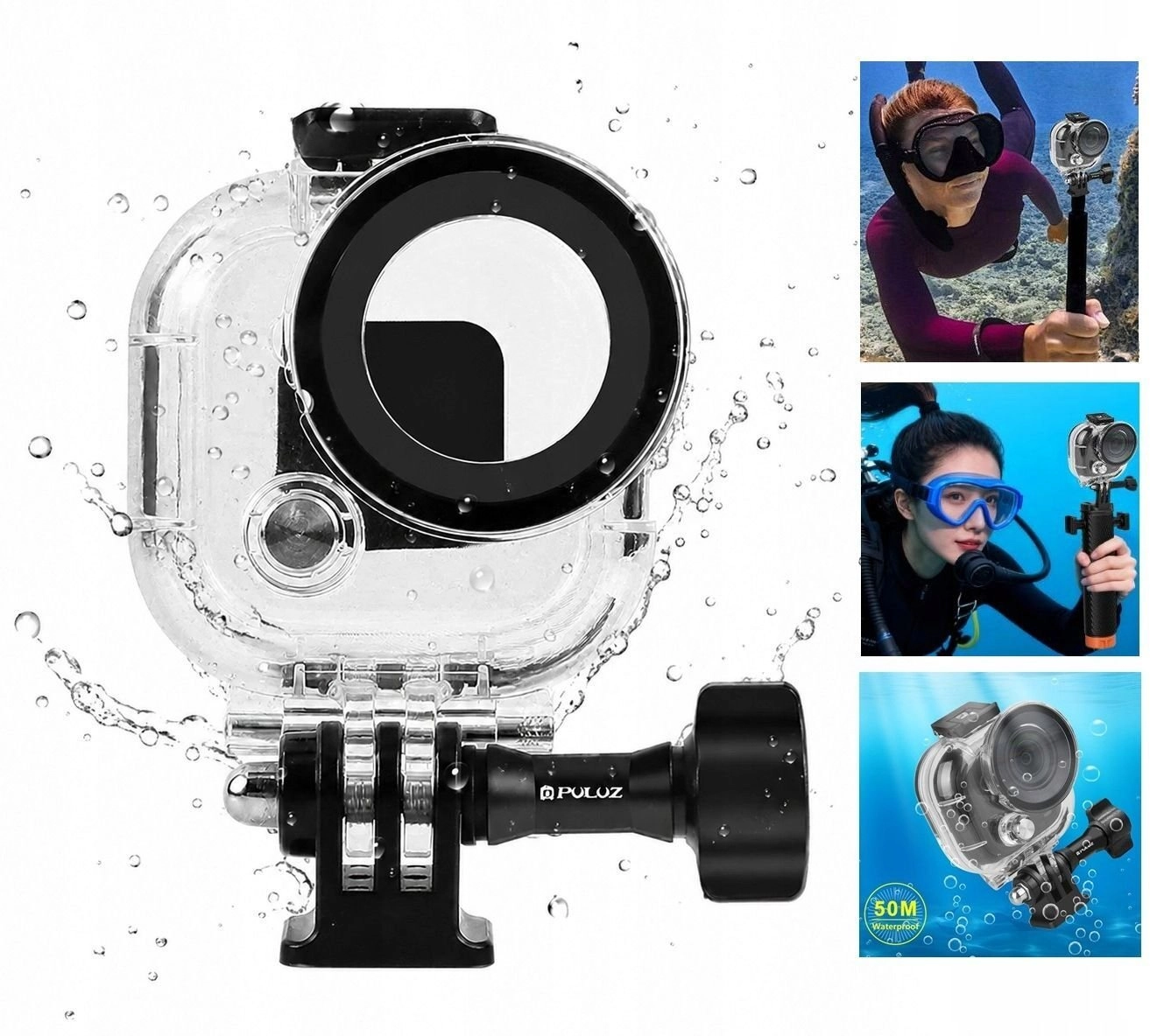 Puluz Underwater Waterproof Case for Diving