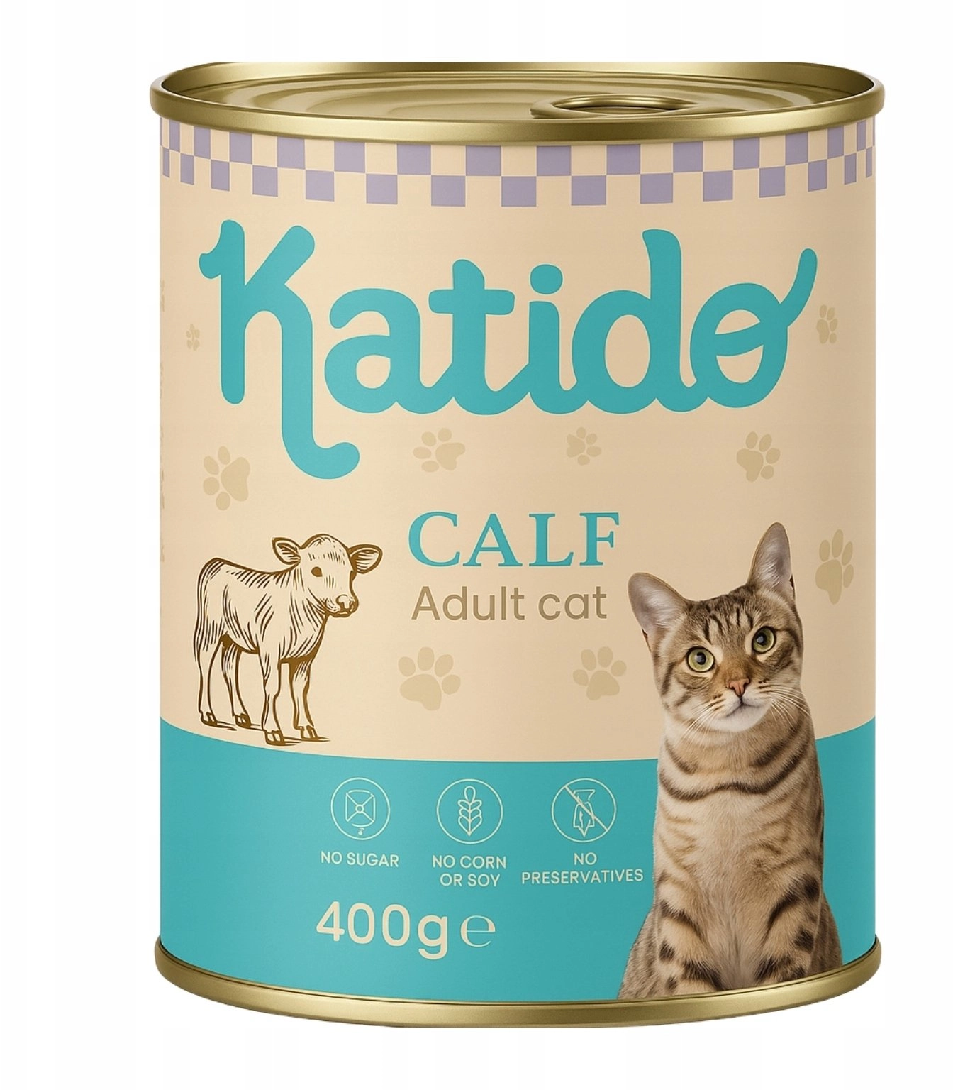 KATIDO Calf - wet cat food