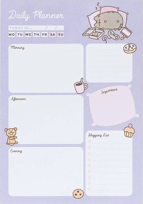 Pusheen Pusheen - Planner dzienny z