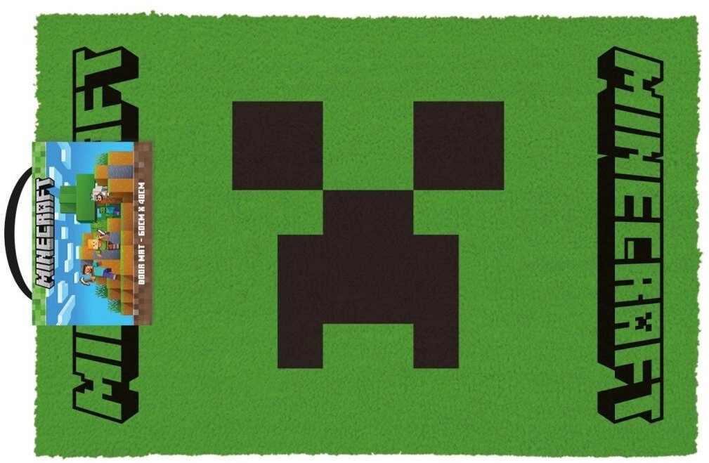 Pyramid Pyramid Minecraft Doormat (Creeper Face)
